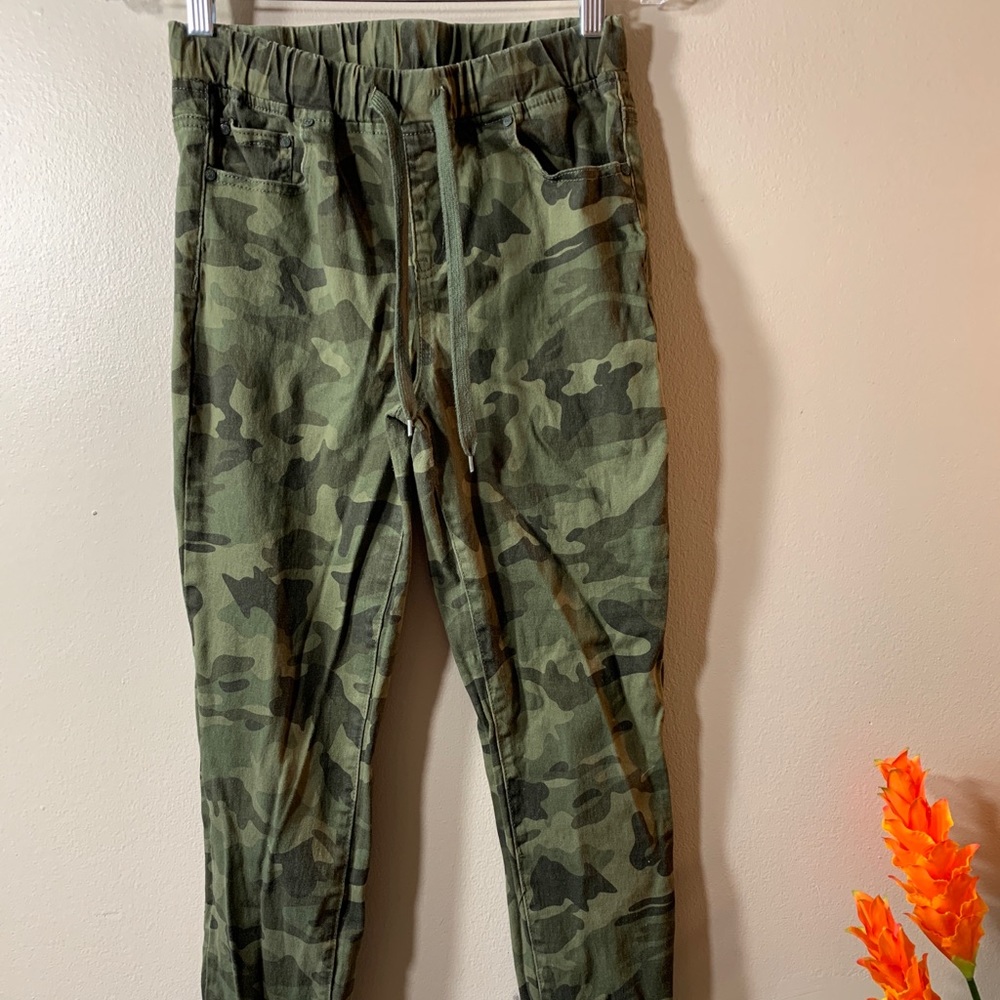 Monkey Ride  Camo high waisted Jeans